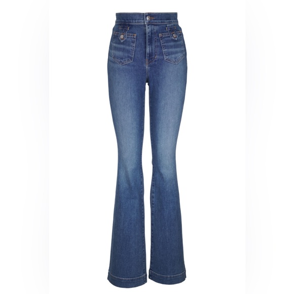 Veronica Beard Women’s Beverly Skinny Flare High Rise in Enough Said Sz 29